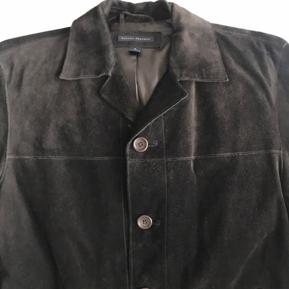 Banana Republic Jackets & Coats Mens Banana Republic Brown Suede